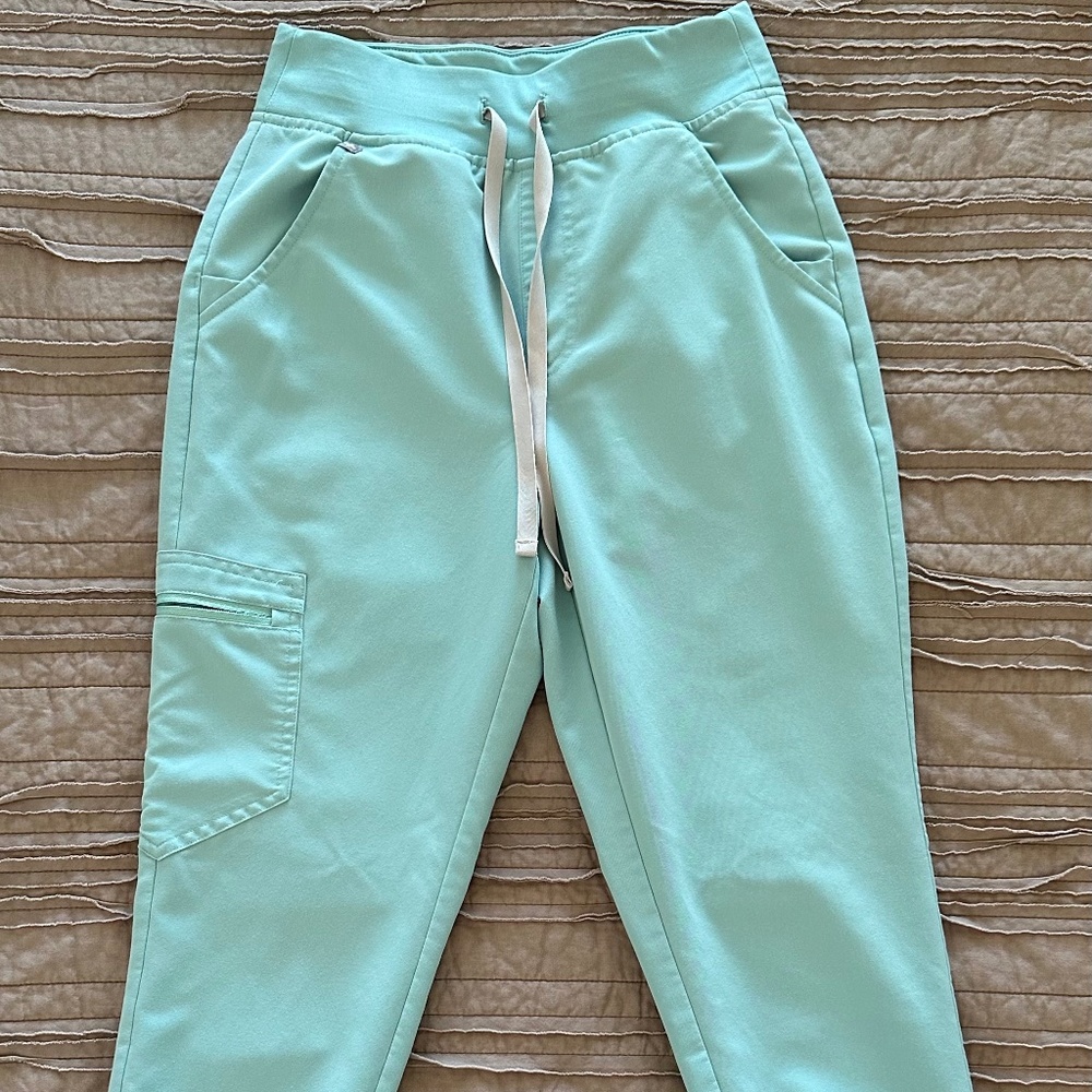 Figs XSP high waisted Seaglass Zamora Joggers